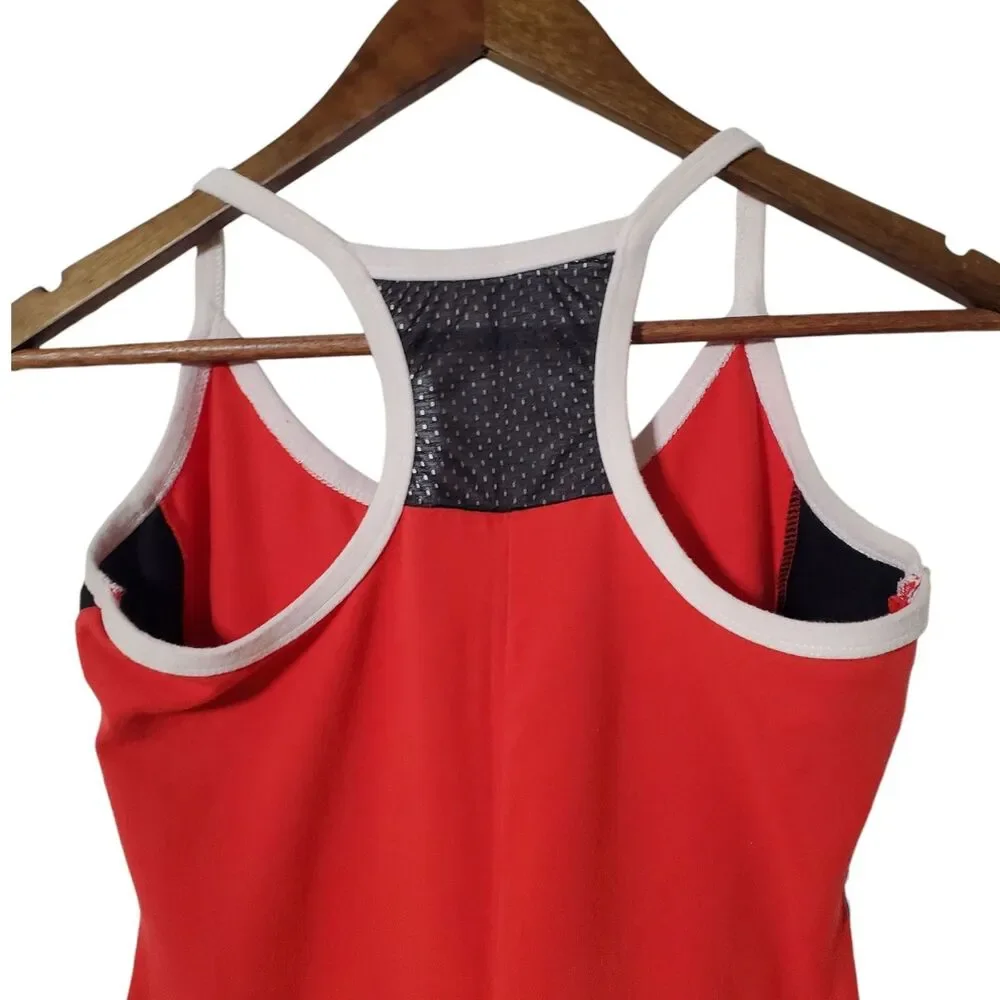 Vintage Disney POOH Dance Gym Unitard Girls Size Large Red Playsuit